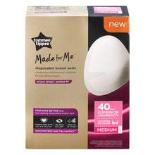 Load image into Gallery viewer, Tommee Tippee Made for Me Daily Disposable Medium Breast Pads - Pack of 40