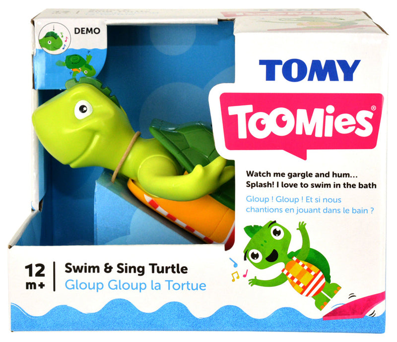 Tomy Bath Toy Plavat a zpívat želva