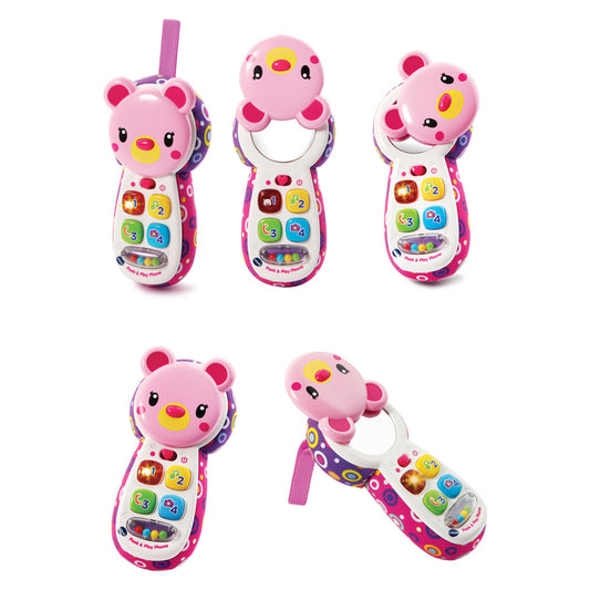 Telefon VTech Peek &amp; Play růžový