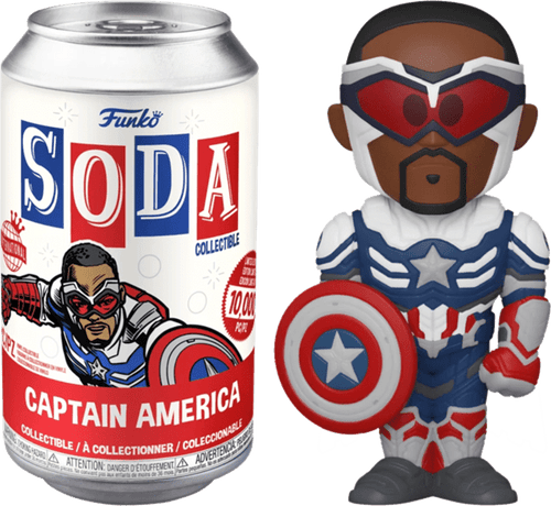 Funko POP! Vinyl Soda: Captain America with Possible Chase Figure