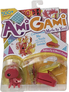 Amigami Pink Butterfly A Heart Punch