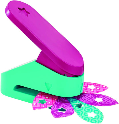 AmiGami Blue Peacock And Star Punch Creative Toy