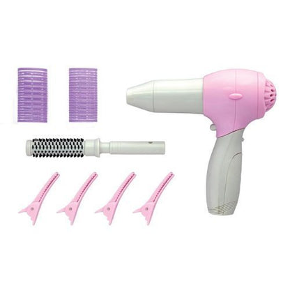 Casdon Little Helper Hair Dryer Set 8 Piece Kids Role Play Styling Kit NEW
