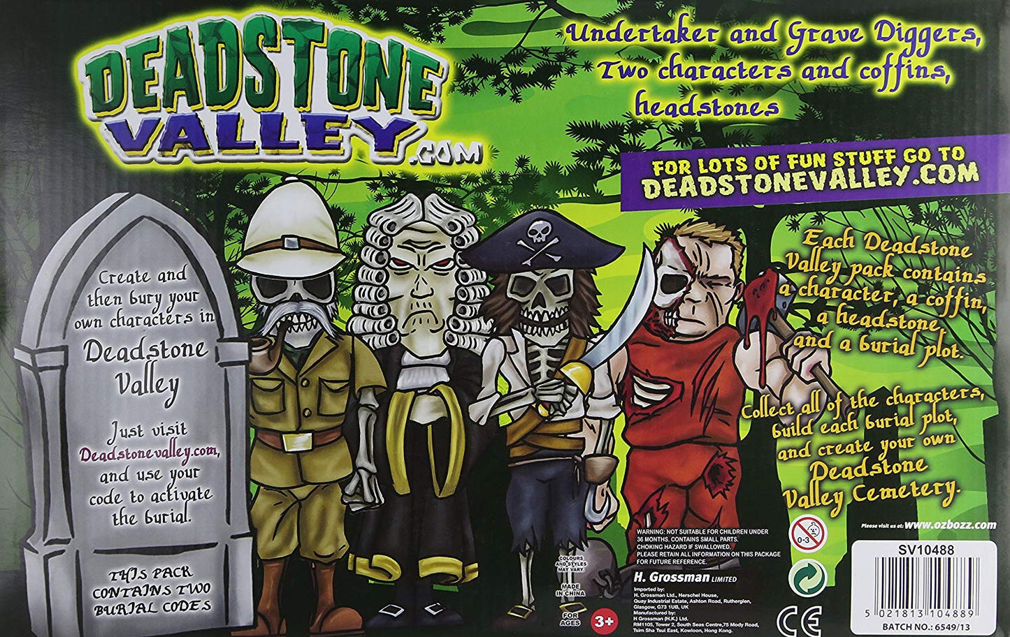 Deadstone Valley Collectable Characters Playset