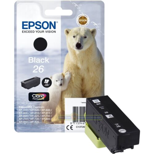 Epson 26 Black Ink Cartridge