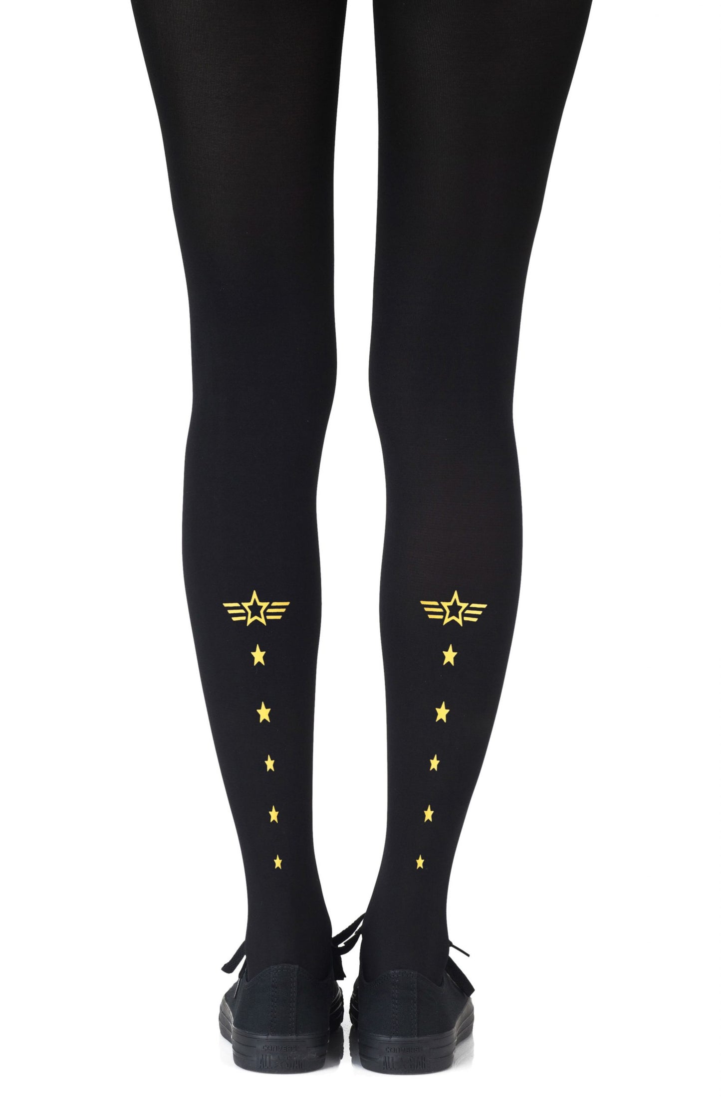 Zohara "Top Gun" Yellow Print Tights