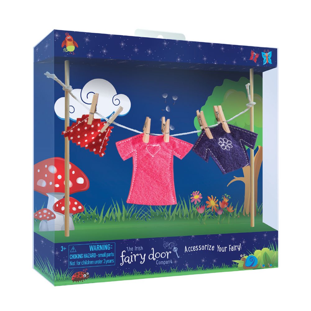 The Irish Fairy Door Female Washing Line