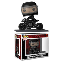 Load image into Gallery viewer, Funko POP! Rides: The Batman Selina Kyle on Motorcycle Vinyl Figure