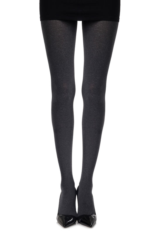 Zohara Heather Grey Opaque Tights