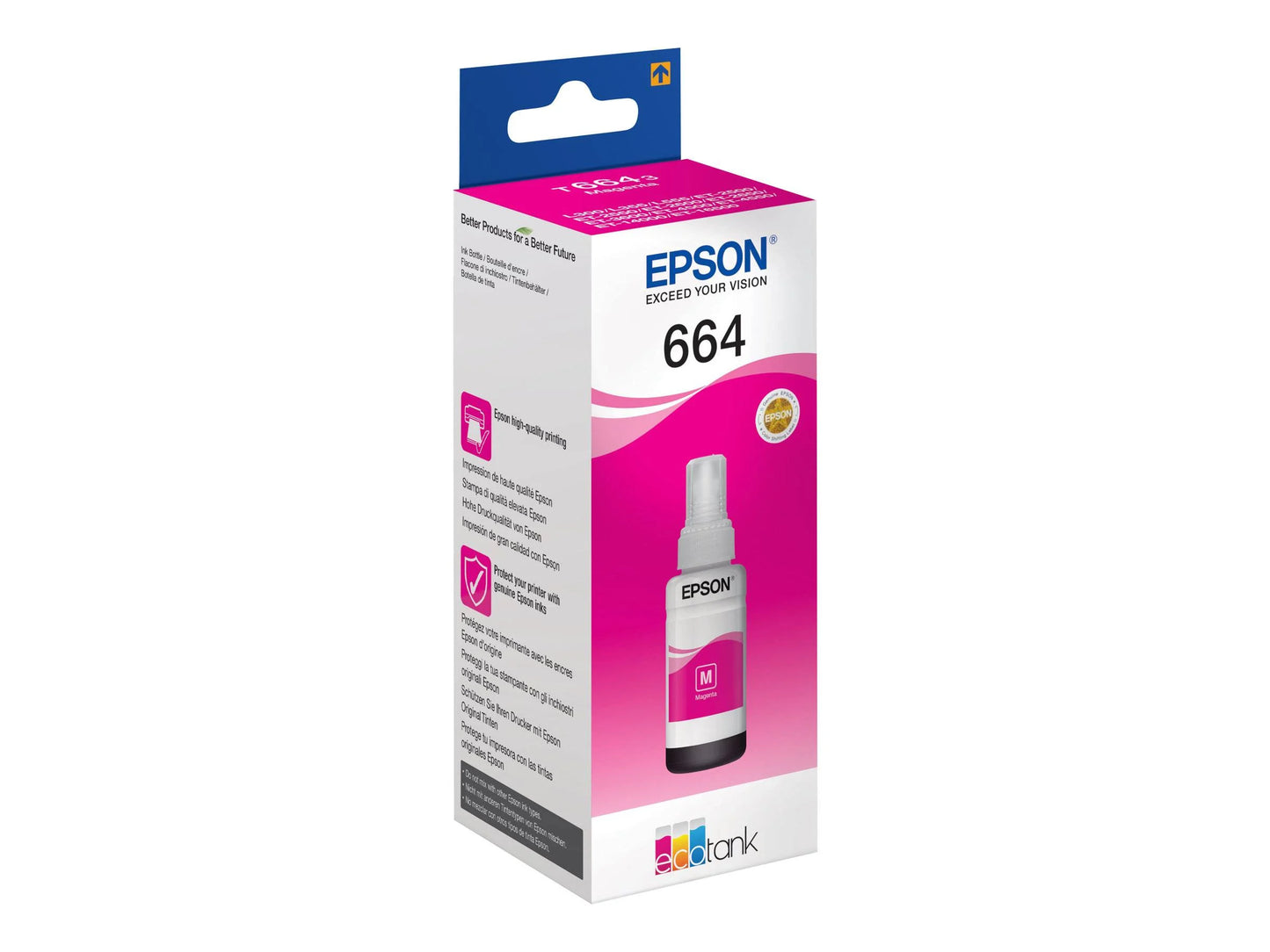 Epson Ink Refill 664 Original Magenta Bottle