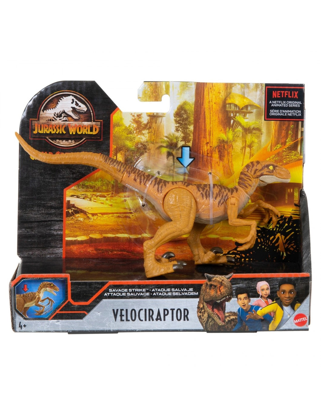 Jurassic World Savage Strike Velociraptor Dinosaur