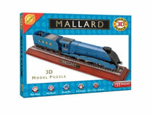 Načíst obrázek do prohlížeče Galerie, Puzzle 3D model vlaku Mallard 155 dílků
