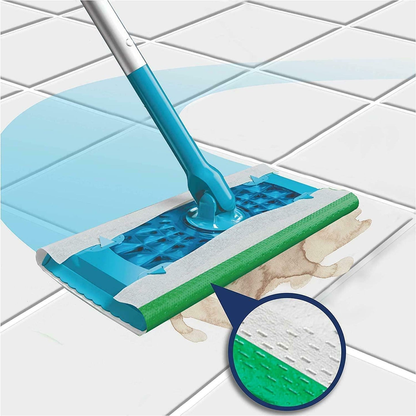 Buzz Anti-Bac Quick Mop Starter Set | Includes 6 Floor Wipes