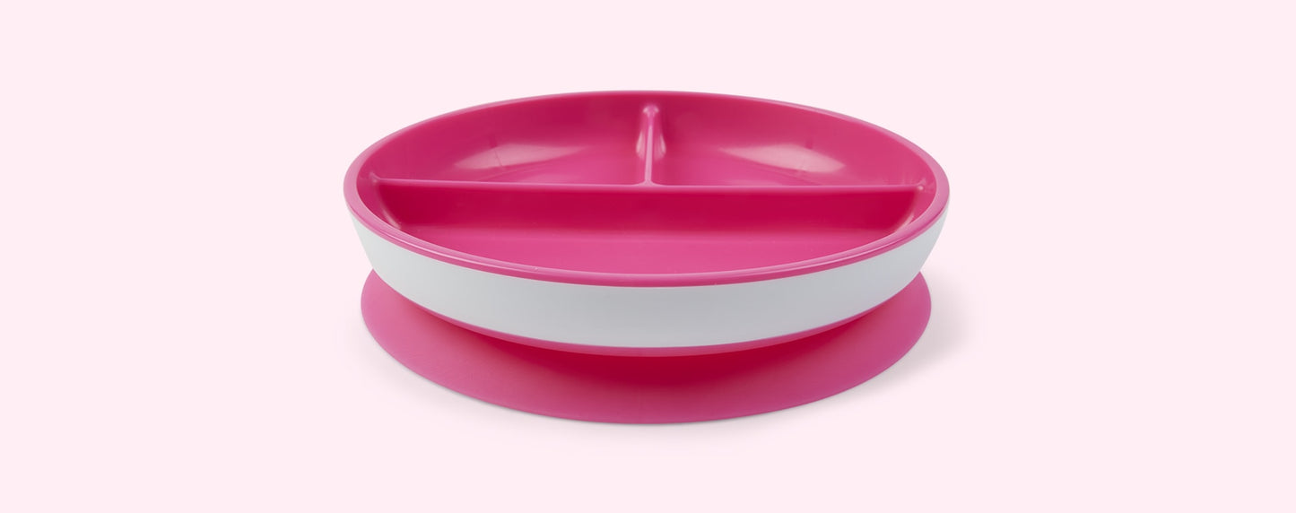 Munchkin Stay Put Suction Plate Pink