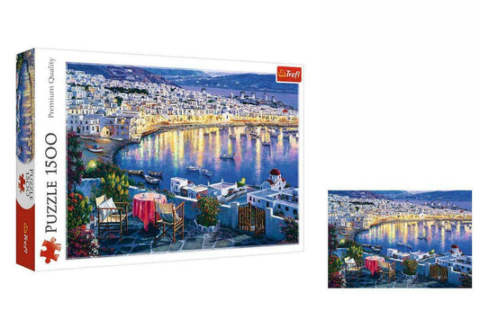 Trefl Mykonos At Sunset 1500 Piece Jigsaw Puzzle