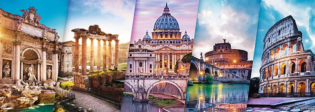 Trefl Cestování do Itálie Panorama 500 dílků puzzle