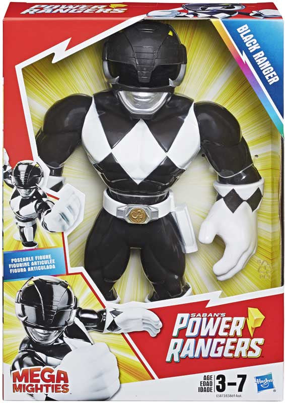 Power Rangers Mega Mighties Black Ranger Action Figure