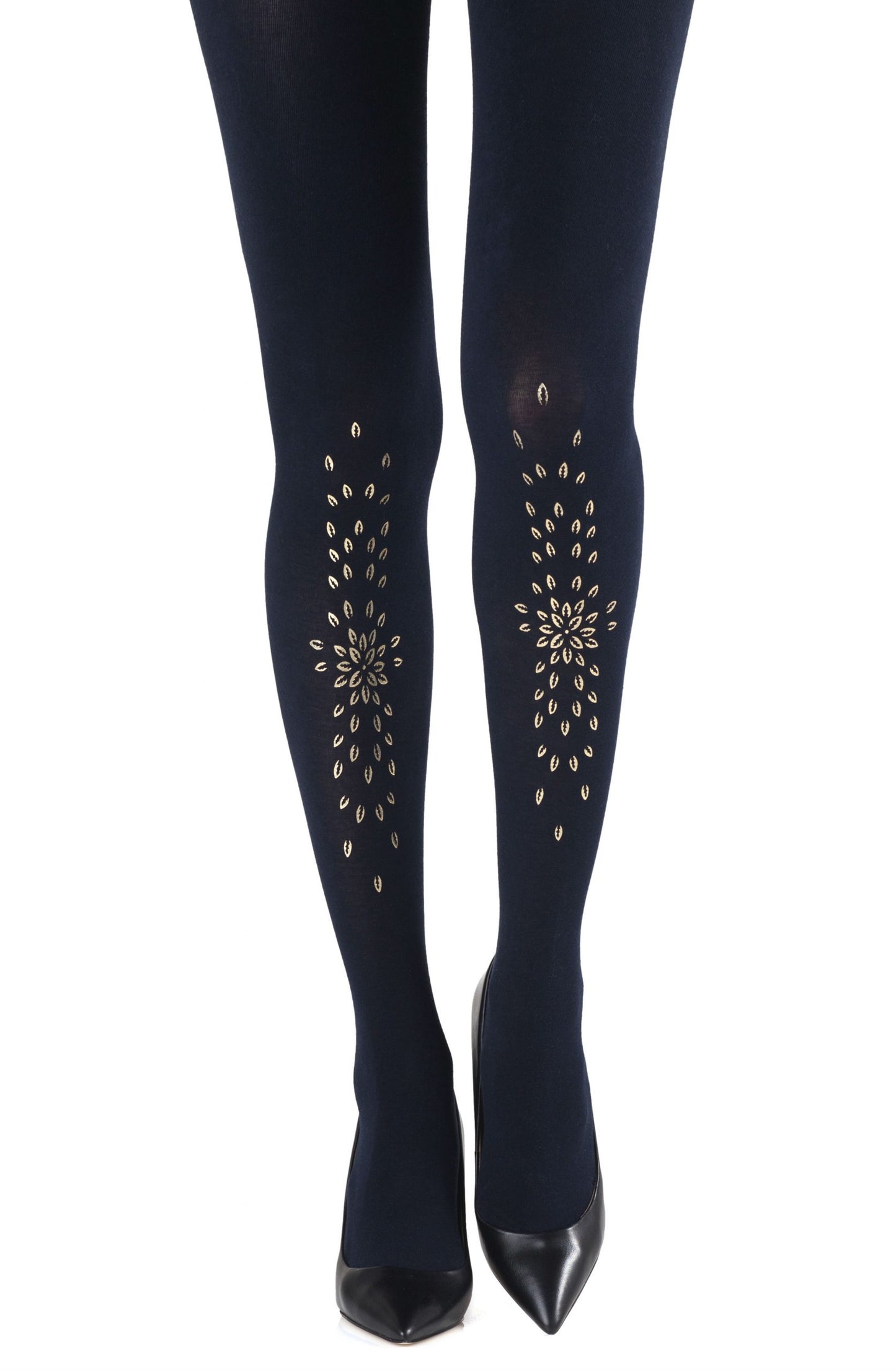 Zohara "Grow Up" Navy Tights