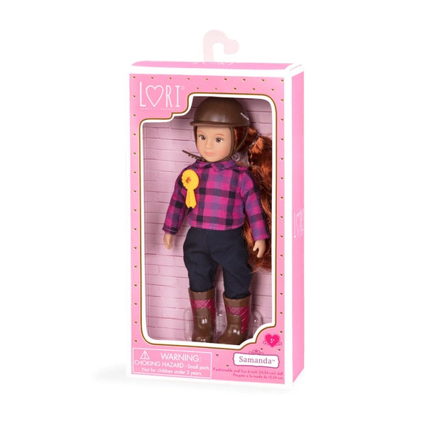 Jezdecká panenka Lori 15 cm - Samanda