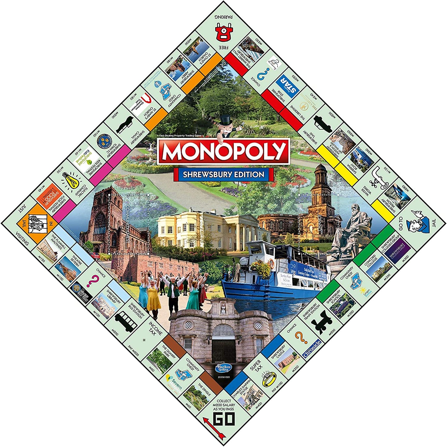 Monopoly Shrewsbury Board Game