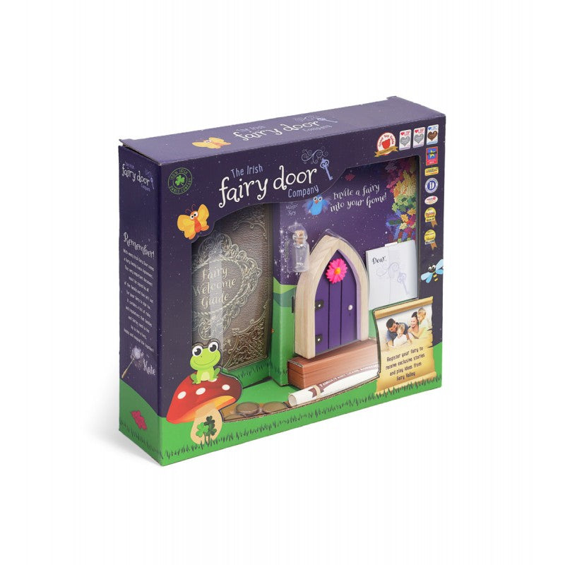 The Irish Fairy Door Purple Door Playset