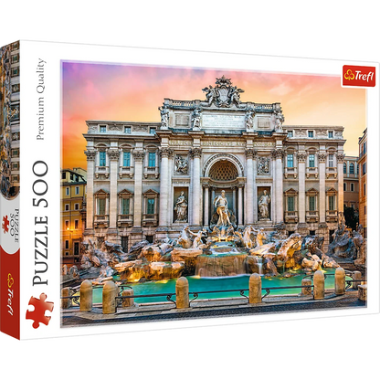 Trefl 500 Piece Fontanna Di Trevi Rome Jigsaw Puzzle
